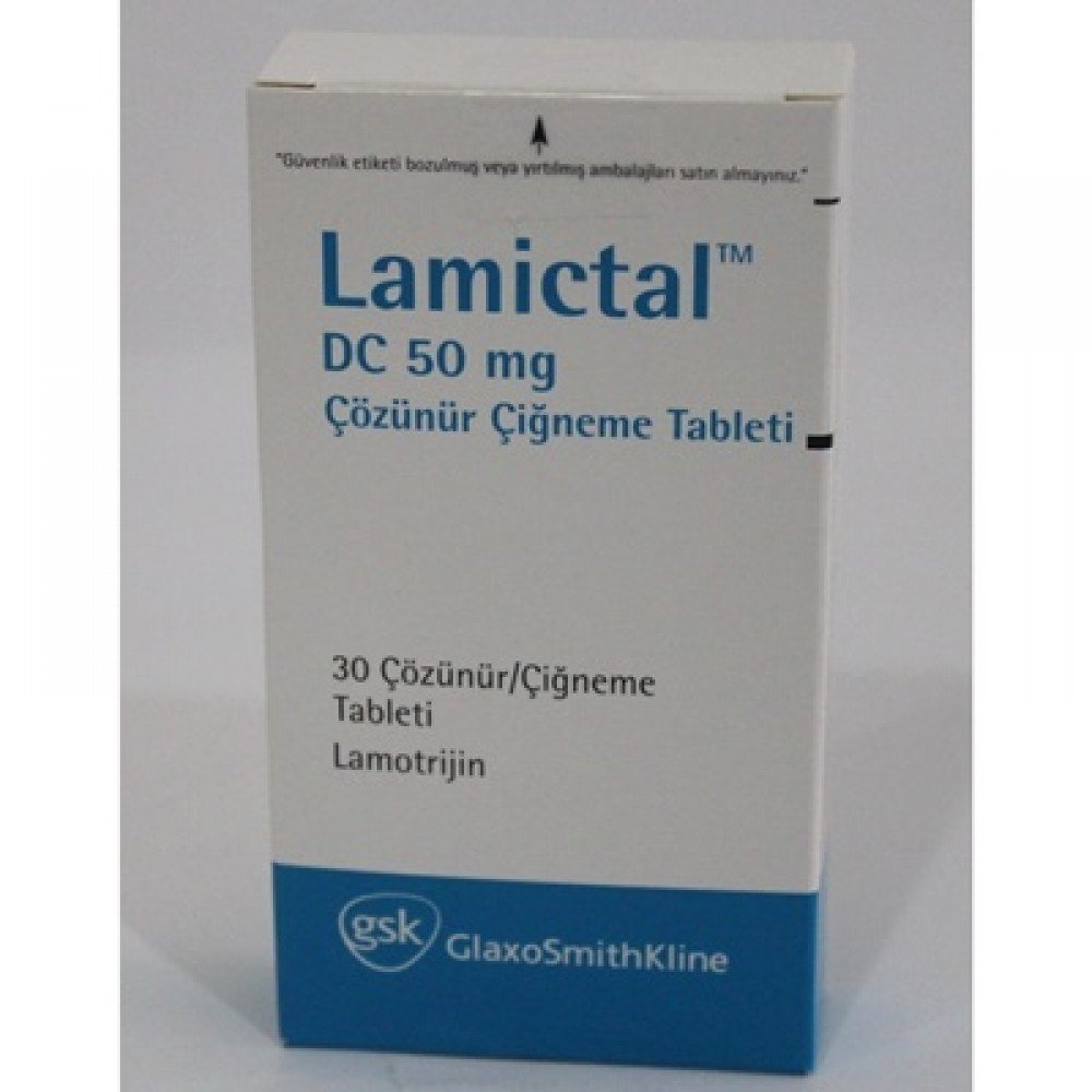 LAMICTAL DC 50 MG COZUNUR 30 CIGNEME TABLETI 1 LAMICTAL DC 50 MG COZUNUR 30 CIGNEME TABLETI 22846