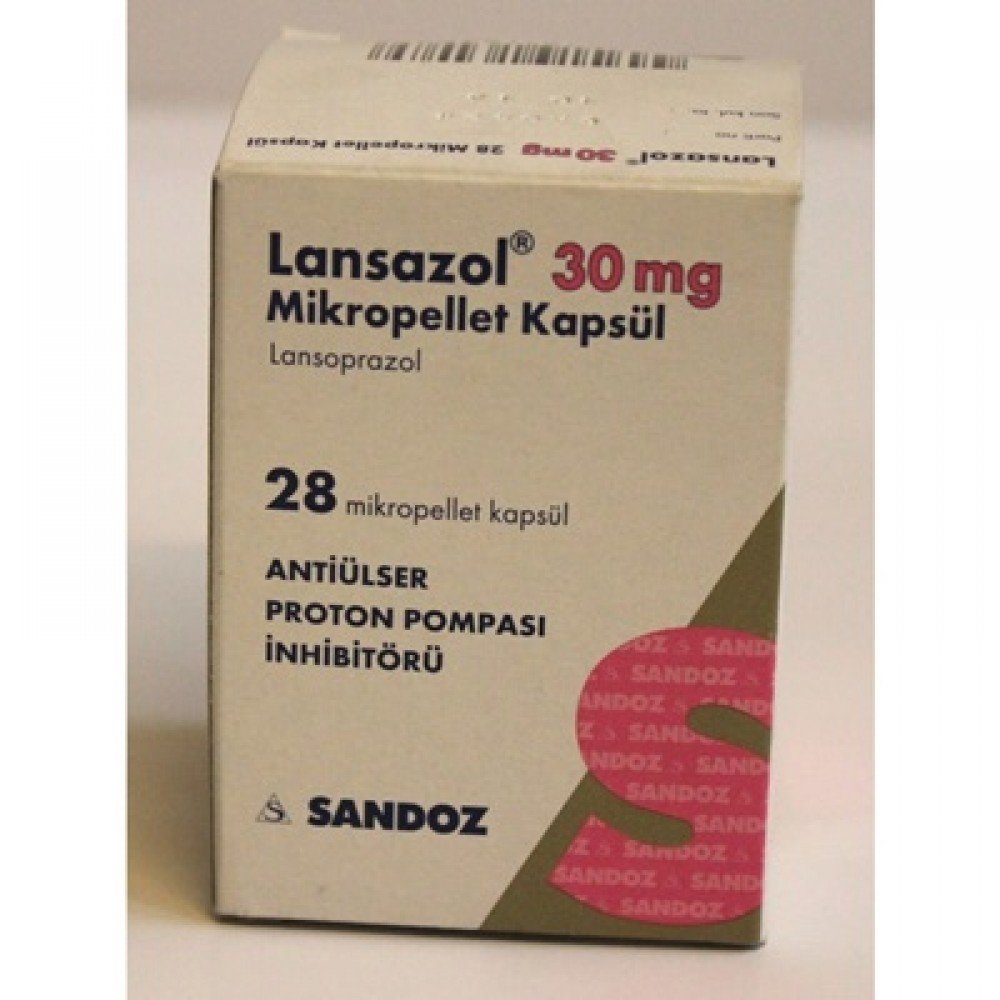 LANSAZOL 30 MG 14 MIKROPELLET KAPSUL 1 LANSAZOL 30 MG 14 MIKROPELLET KAPSUL 31318