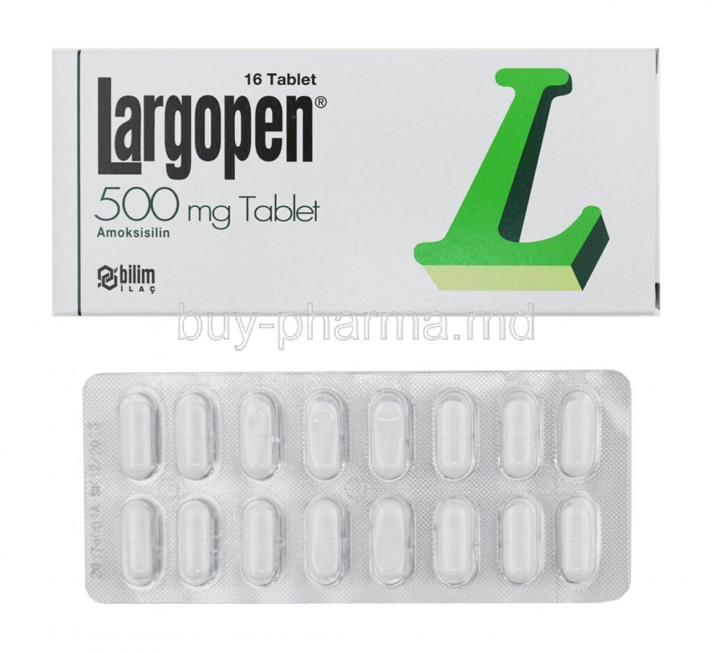 LARGOPEN 500 MG 16 TABLET 1 LARGOPEN 500 MG 16 TABLET 22870
