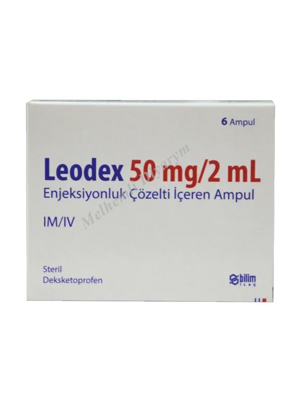 LEODEX 50 MG/2 ML ENJEKSIYONLUK COZELTI ICEREN 6 AMPUL 1 LEODEX 50 MG 2 ML ENJEKSIYONLUK COZELTI ICEREN 6 AMPUL 22917