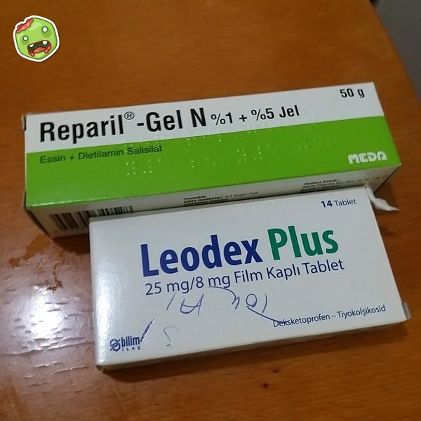 LEODEX PLUS 25 MG/8 MG 14 FILM KAPLI TABLET 1 LEODEX PLUS 25 MG 8 MG 14 FILM KAPLI TABLET 22919