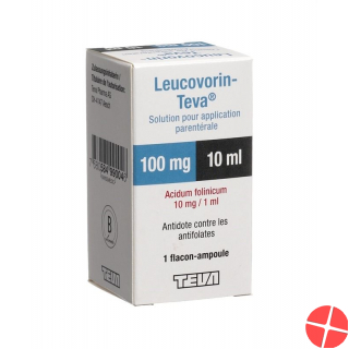 LEUCOVORIN-TEVA 100 MG 1 FLAKON 1 LEUCOVORIN TEVA 100 MG 1 FLAKON 31390