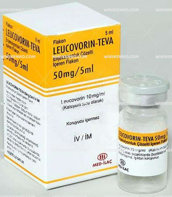 LEUCOVORIN-TEVA 50 MG 1 FLAKON 1 LEUCOVORIN TEVA 50 MG 1 FLAKON 31394