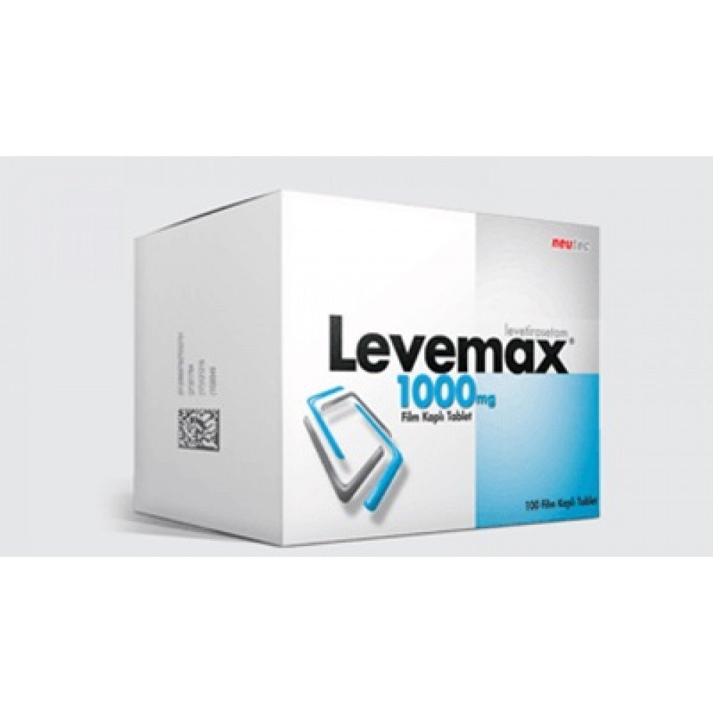 LEVEMAX 1000 MG 100 FILM TABLET 31408