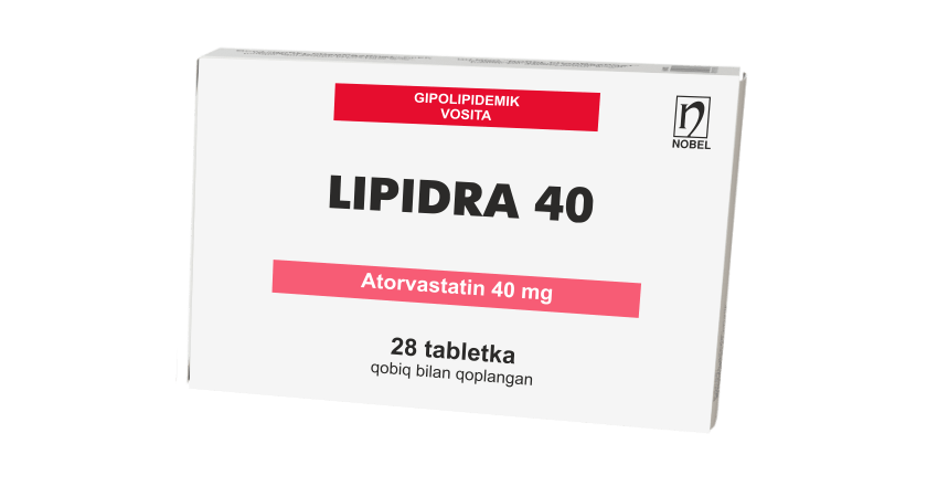 LIPIDRA 40 MG 30 FILM TABLET 1 LIPIDRA 40 MG 30 FILM TABLET 31522