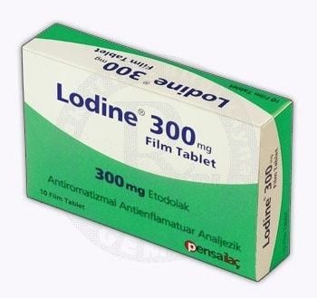 LODINE 300 MG 10 FILM TABLET 1 LODINE 300 MG 10 FILM TABLET 23059