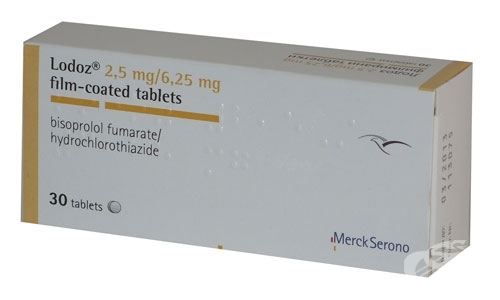 LODOZ 2,5MG/6,25MG 30 FILM TABLET 1 LODOZ 25MG 625MG 30 FILM TABLET 31577
