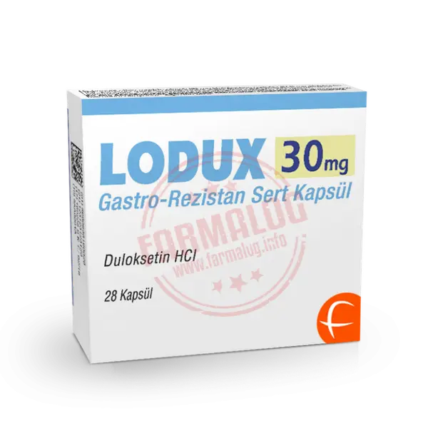 LODUX 30 MG GASTRO-REZISTAN SERT KAPSUL (28 KAPSUL) 1 LODUX 30 MG GASTRO REZISTAN SERT KAPSUL 28 KAPSUL 23060