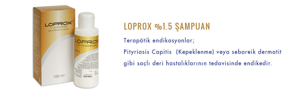 LOPROX % 1,5 100 ML SAMPUAN 1 LOPROX 15 100 ML SAMPUAN 23068