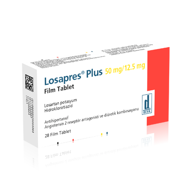 LOSAPRES PLUS 50/12,5 MG 28 FILM TABLET 1 LOSAPRES PLUS 50 125 MG 28 FILM TABLET 31599