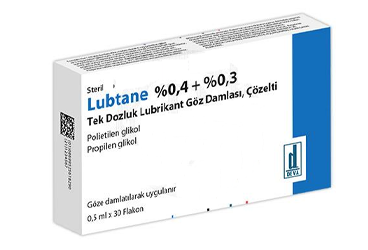 LUBTANE %0,4 + %0,3 TEK DOZLUK LUBRIKANT GOZ DAMLASI, COZELTI (30 ADET) 1 LUBTANE 04 03 TEK DOZLUK LUBRIKANT GOZ DAMLASI COZELTI 30 ADET 31631