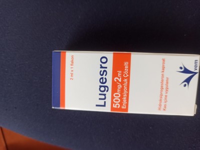 LUGESRO 500 MG/2 ML ENJEKSIYONLUK COZELTI 1 LUGESRO 500 MG 2 ML ENJEKSIYONLUK COZELTI 23094