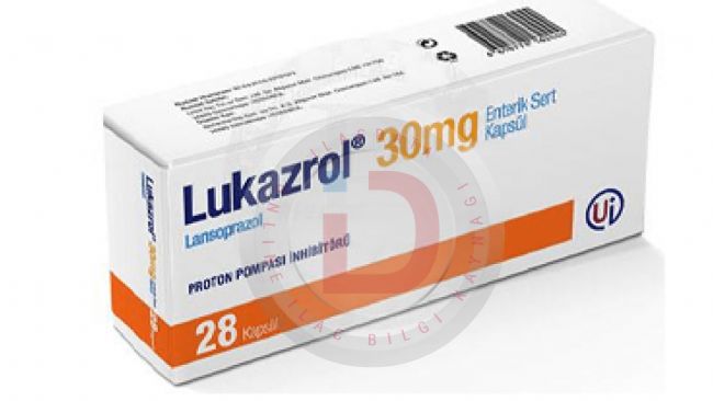 LUKAZROL 30 MG ENTERIK SERT 28 KAPSUL 1 LUKAZROL 30 MG ENTERIK SERT 28 KAPSUL 31639