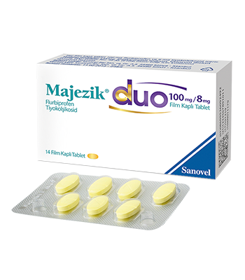 MAJEZIK DUO 100 MG 8 MG 14 FILM KAPLI TABLET 23159