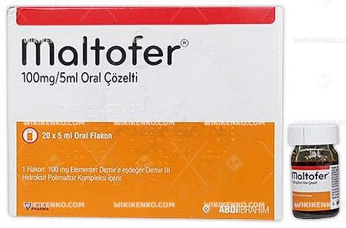 MALTOFER 100 MG/5 ML ORAL COZELTI 20 X 5 ML 1 MALTOFER 100 MG 5 ML ORAL COZELTI 20 X 5 ML 23160