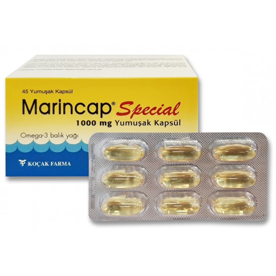 MARINCAP SPECIAL 45 YUMUŞAK KAPSUL 1 MARINCAP SPECIAL 45 YUMUSAK KAPSUL 31756