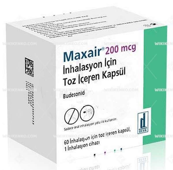 MAXAIR 200 MCG INHALASYON ICIN TOZ ICEREN 60 KAPSUL 1 MAXAIR 200 MCG INHALASYON ICIN TOZ ICEREN 60 KAPSUL 31757
