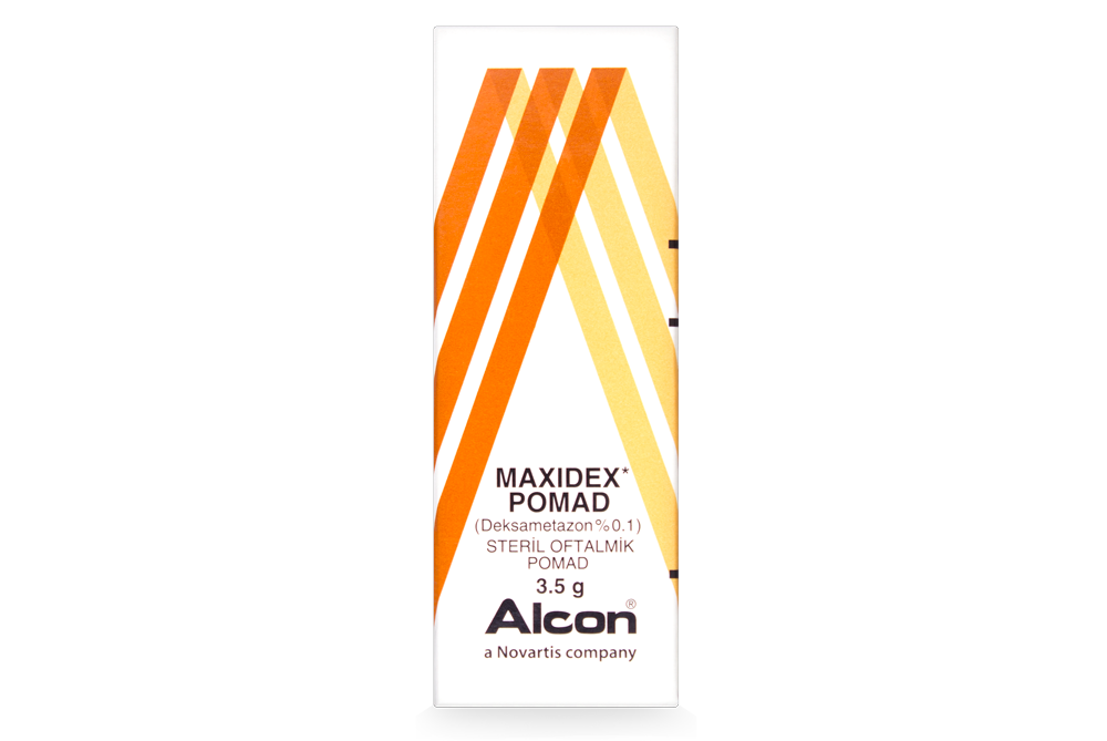 MAXIDEX %0,1 STERIL OFT. POMAD (3,5 G) 1 MAXIDEX 01 STERIL OFT. POMAD 35 G 23179