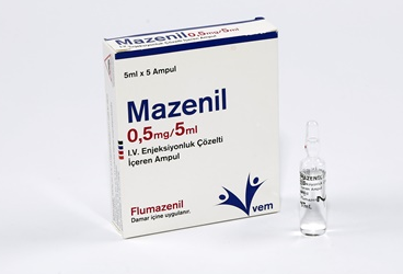 MAZENIL 0,50 MG/5 ML IV ENJ. ICIN COZ. ICEREN 5 AMPUL 1 MAZENIL 050 MG 5 ML IV ENJ. ICIN COZ. ICEREN 5 AMPUL 23190