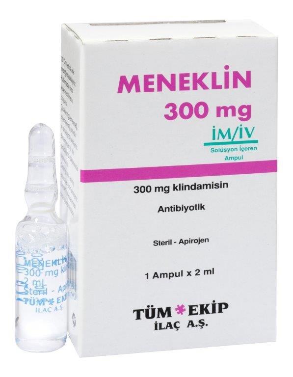 MENEKLIN 300 MG 1 AMPUL 23228