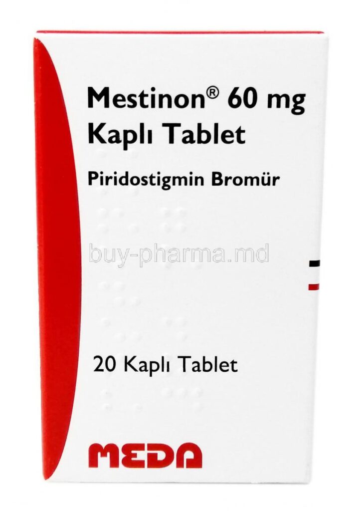 MESTINON 60 MG KAPLI TABLET (20 TABLET) 1 MESTINON 60 MG KAPLI TABLET 20 TABLET 23247