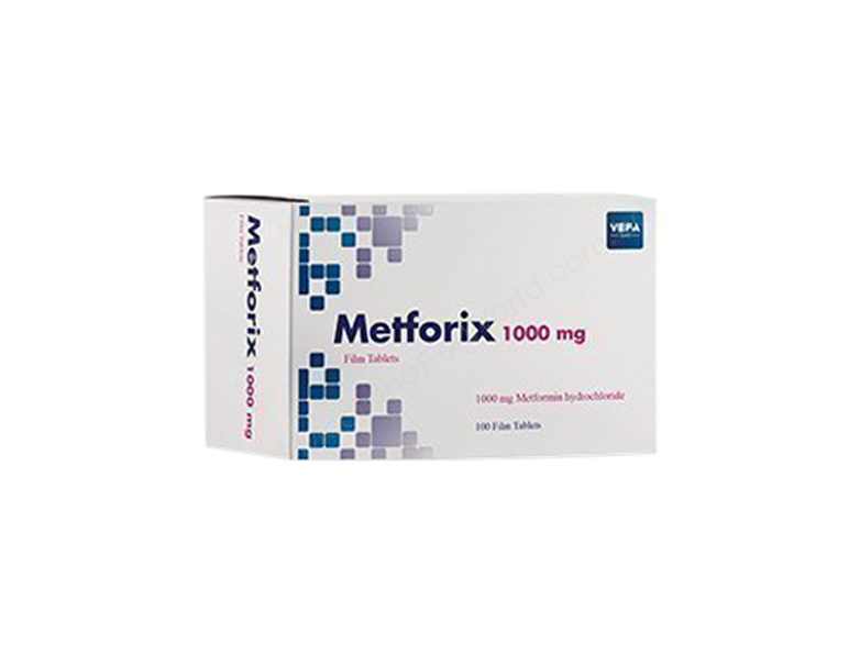 METFORIX 850 MG FILM KAPLI TABLET (100 TABLET) 1 METFORIX 850 MG FILM KAPLI TABLET 100 TABLET 23255