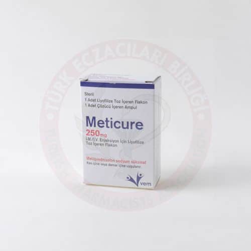 METICURE 40 MG IM/IV ENJ. ICIN LIYOFILIZE TOZ ICEREN 1 FLAKON 1 METICURE 40 MG IM IV ENJ. ICIN LIYOFILIZE TOZ ICEREN 1 FLAKON 23261