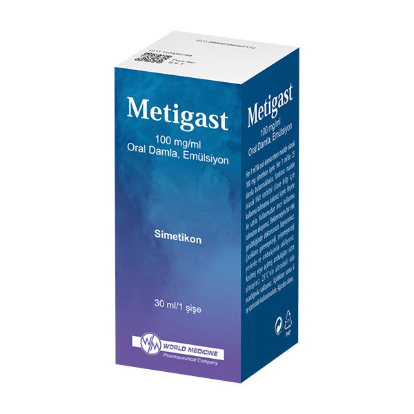 METIGAST 100 MG/ML ORAL DAMLA, EMULSIYON 1 METIGAST 100 MG ML ORAL DAMLA EMULSIYON 23262