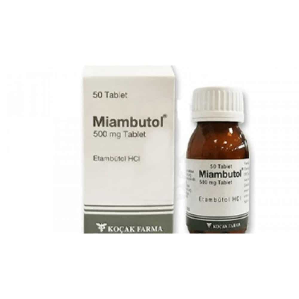 MIAMBUTOL 500 MG 50 TABLET 1 MIAMBUTOL 500 MG 50 TABLET 23298