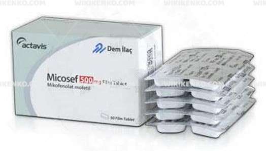 MICOSEF 500 MG 50 FILM TABLET 1 MICOSEF 500 MG 50 FILM TABLET 31976