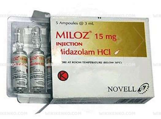 MILOZ 5 MG/5ML 10 AMPUL 1 MILOZ 5 MG 5ML 10 AMPUL 32032