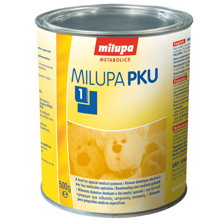 MILUPA PKU 1 (500 G) 1 MILUPA PKU 1 500 G 23338
