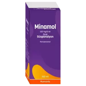 MINAMOL 120 MG/5 ML ORAL SUSPANSIYON 150 ML 1 MINAMOL 120 MG 5 ML ORAL SUSPANSIYON 150 ML 23349