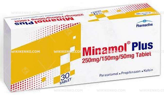 MINAMOL PLUS 250 MG/150 MG/50 MG TABLET (30 TABLET) 1 MINAMOL PLUS 250 MG 150 MG 50 MG TABLET 30 TABLET 23350