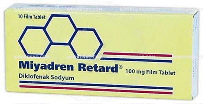 MIYADREN RETARD 100 MG 10 TABLET 1 MIYADREN RETARD 100 MG 10 TABLET 32082