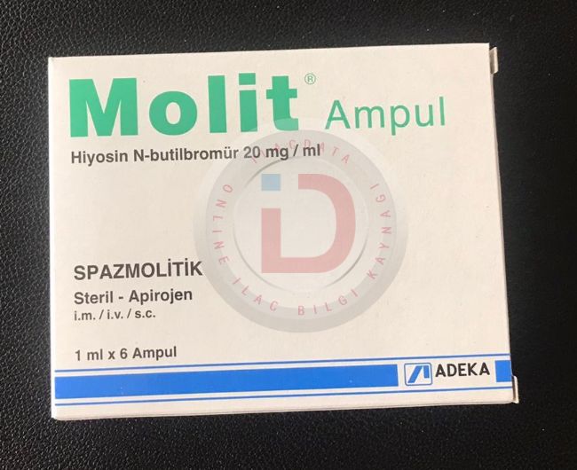 MOLIT 20 MG/ML ENJEKSIYONLUK COZELTI 1 MOLIT 20 MG ML ENJEKSIYONLUK COZELTI 23393