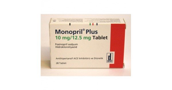 MONOPRIL PLUS 10 MG/12,5 MG 28 TABLET 1 MONOPRIL PLUS 10 MG 125 MG 28 TABLET 23409