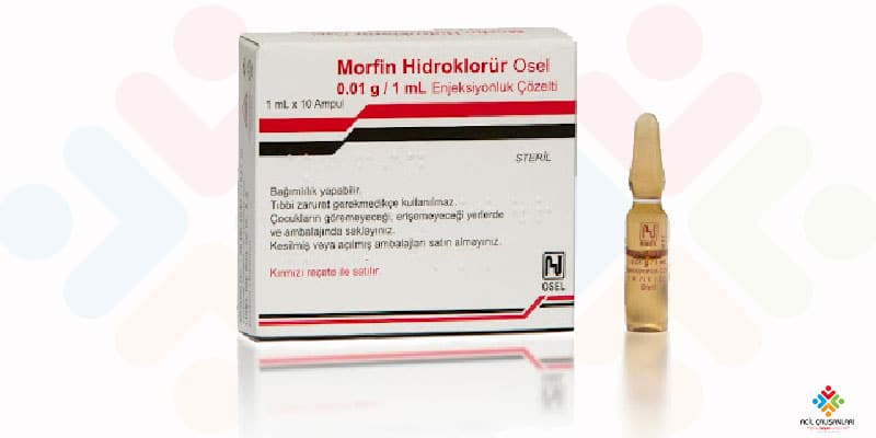 MORFIN HIDROKLORUR 0,01 GR/1 ML 1MLx10 AMPUL 1 MORFIN HIDROKLORUR 001 GR 1 ML 1MLx10 AMPUL 23425
