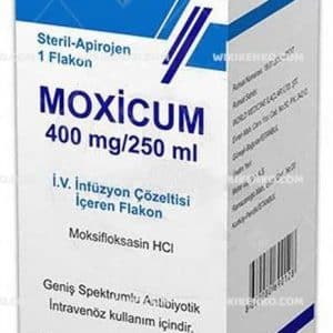 MOXICUM 400 MG/250 ML IV INF. COZELTISI ICEREN 1 FLAKON 1 MOXICUM 400 MG 250 ML IV INF. COZELTISI ICEREN 1 FLAKON 23436