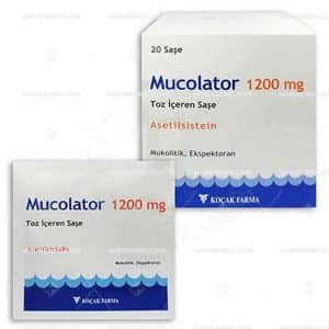 MUCOLATOR 1200 MG TOZ ICEREN 20 SASE 1 MUCOLATOR 1200 MG TOZ ICEREN 20 SASE 32186