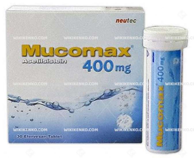 MUCOMAX 400 MG 30 EFERVESAN TABLET 1 MUCOMAX 400 MG 30 EFERVESAN TABLET 23451