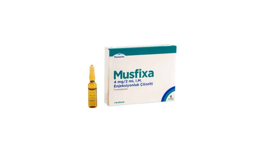 MUSFIXA 4 MG/2 ML ENJEKSIYONLUK COZELTI (6 AMPUL) 1 MUSFIXA 4 MG 2 ML ENJEKSIYONLUK COZELTI 6 AMPUL 23496