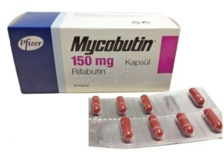 MYCOBUTIN 150 MG 30 KAPSUL 1 MYCOBUTIN 150 MG 30 KAPSUL 23502