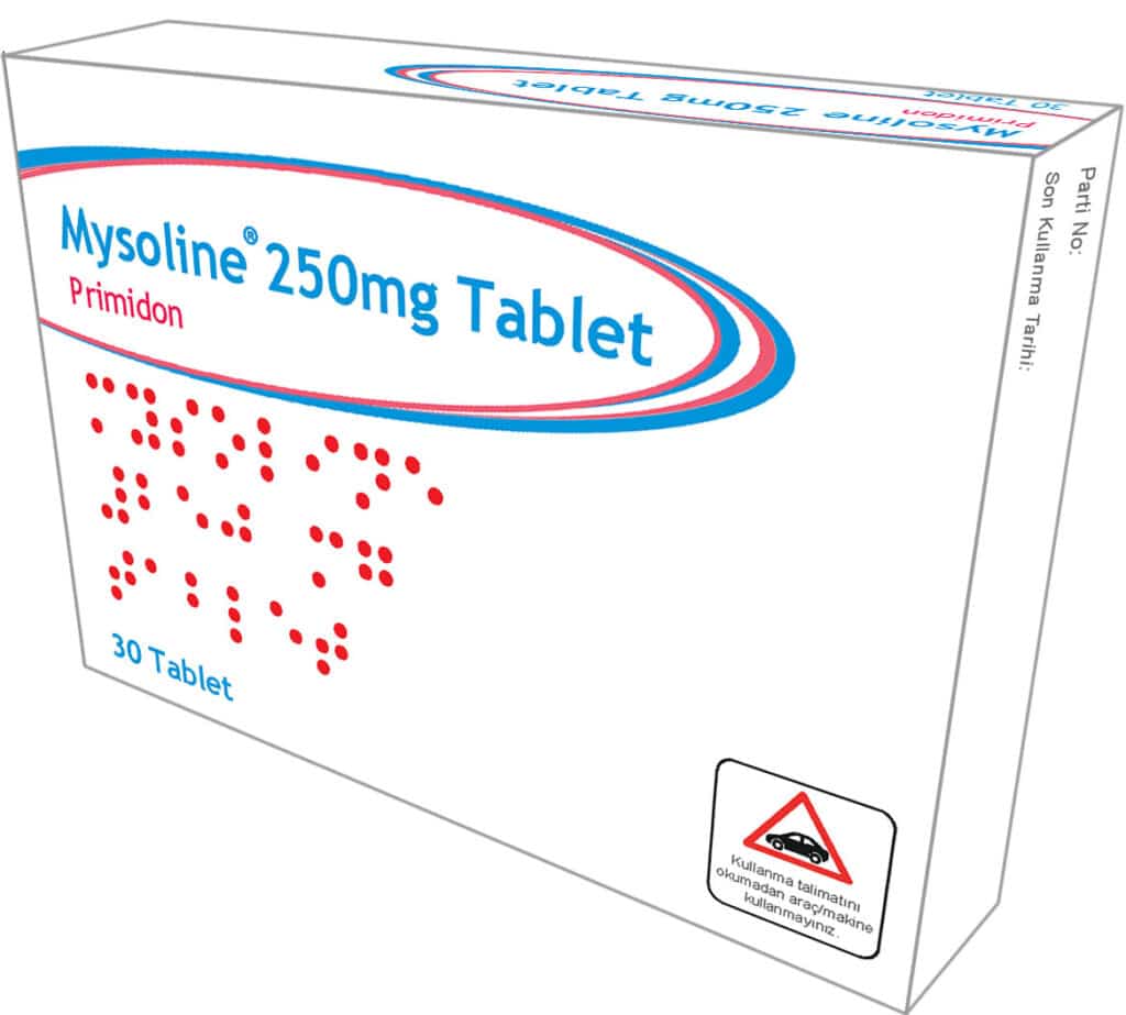 MYSOLINE 250 MG 30 TABLET 18967
