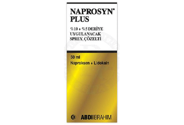 NAPROSYN PLUS + %5 DERIYE UYGULANACAK SPREY, COZELTI (50 ML) 1 NAPROSYN PLUS 5 DERIYE UYGULANACAK SPREY COZELTI 50 ML 23531