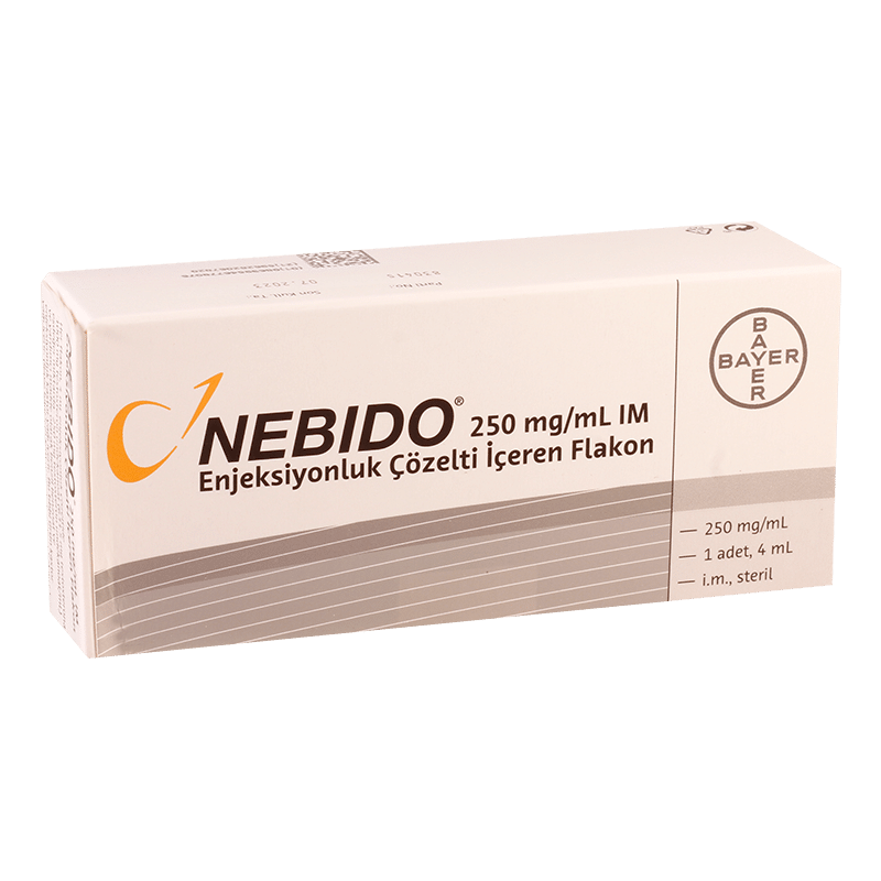 NEBIDO 250 MG/ML FLAKON, 4 ML 1 NEBIDO 250 MG ML FLAKON 4 ML 23554