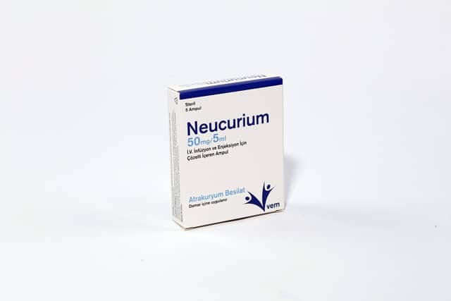 NEUCURIUM 50 MG/5 ML IV INFUZYON VE ENJEKSIYON ICIN COZELTI ICEREN 5 AMPUL 1 NEUCURIUM 50 MG 5 ML IV INFUZYON VE ENJEKSIYON ICIN COZELTI ICEREN 5 AMPUL 32405