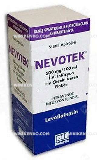 NEVOTEK 500 MG/100 ML IV INFUZYON COZELTI ICEREN FLAKON 1 NEVOTEK 500 MG 100 ML IV INFUZYON COZELTI ICEREN FLAKON 32439