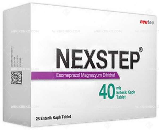 NEXSTEP 40 MG 28 ENTERIK KAPLI TABLET 1 NEXSTEP 40 MG 28 ENTERIK KAPLI TABLET 23775