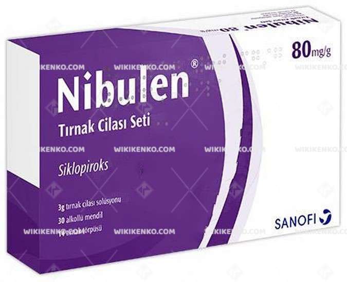 NIBULEN 80 MG/G TIRNAK CILASI SETI 1 NIBULEN 80 MG G TIRNAK CILASI SETI 23782